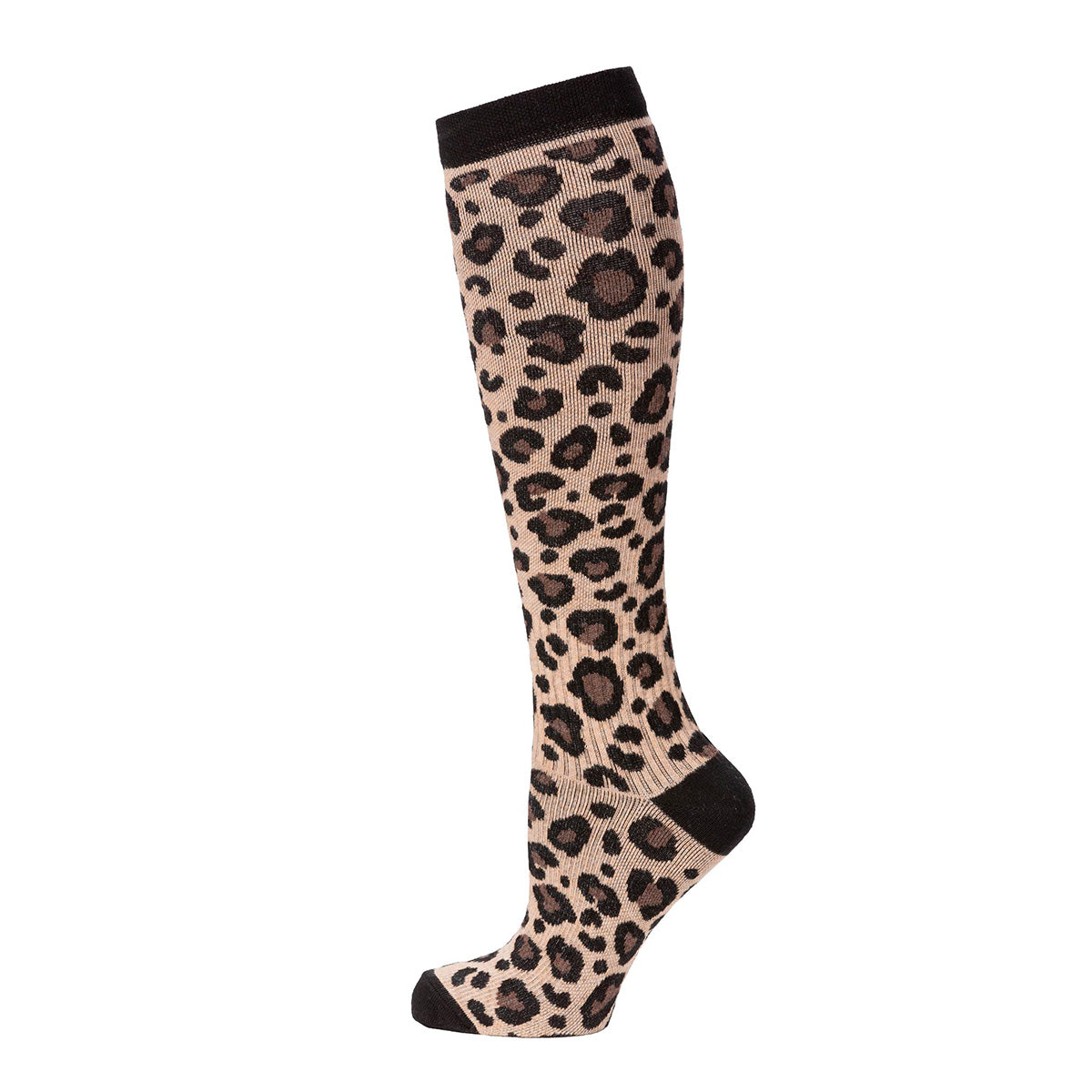 Trofé støttestrømper, leopard - 01601 - 2712 - Brown/Black