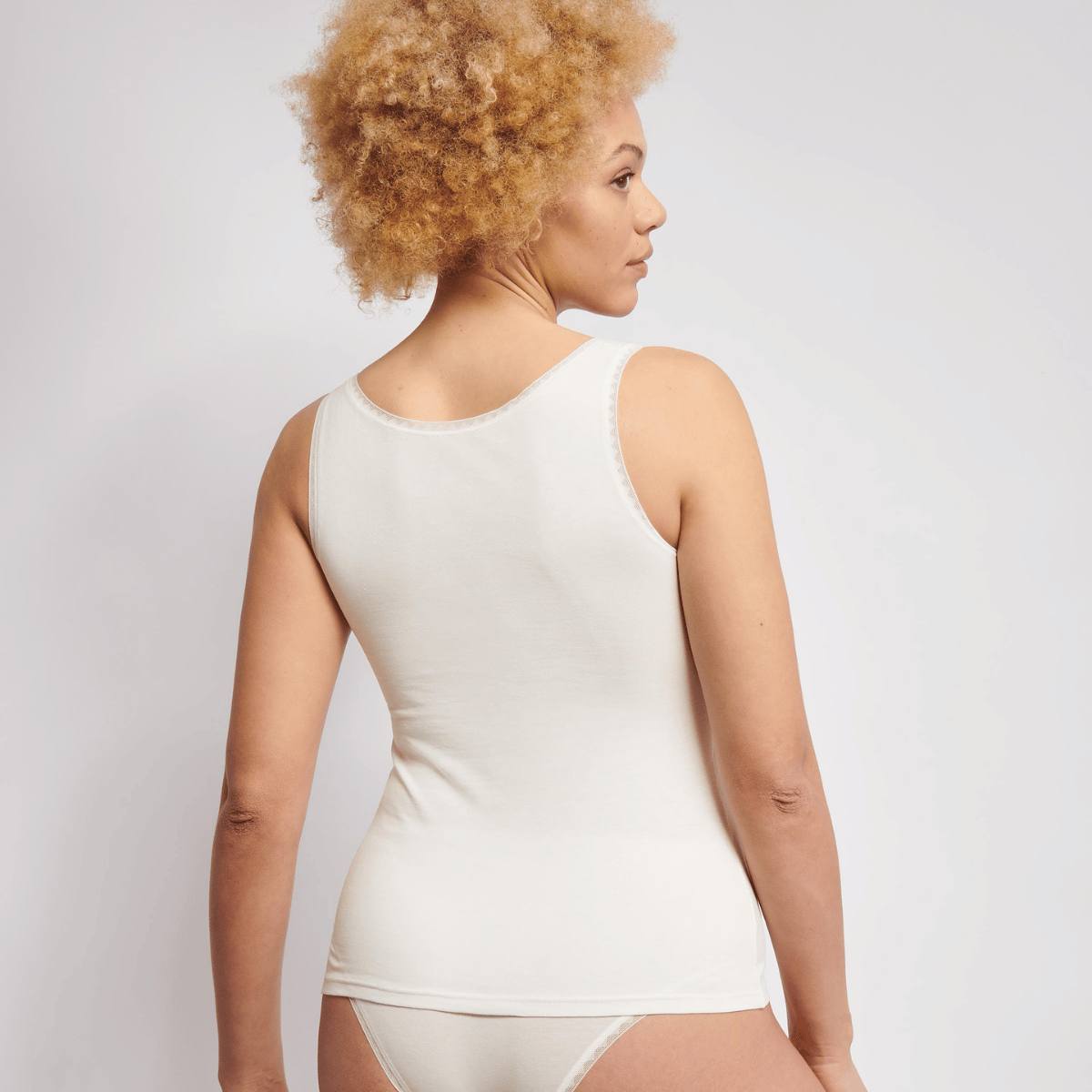 Sloggi Go 2-Pack top, hvid - 10209426 - 00GZ - Silk White