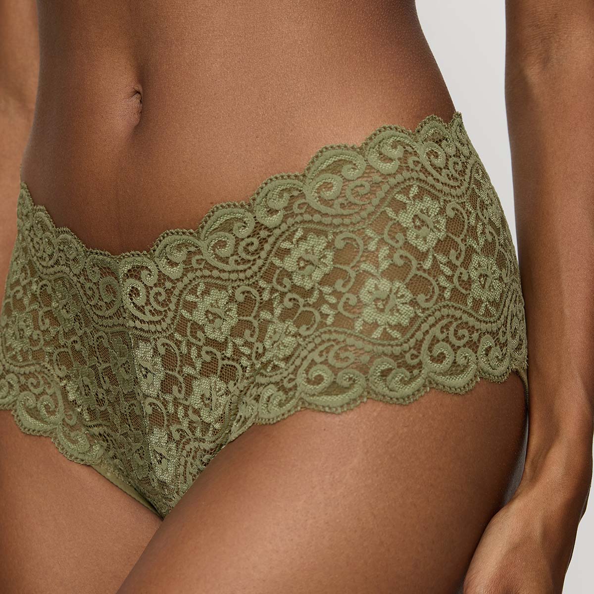 Triumph Amourette maxi trusse, grøn - 10210675 - 7309 - Martini Olive