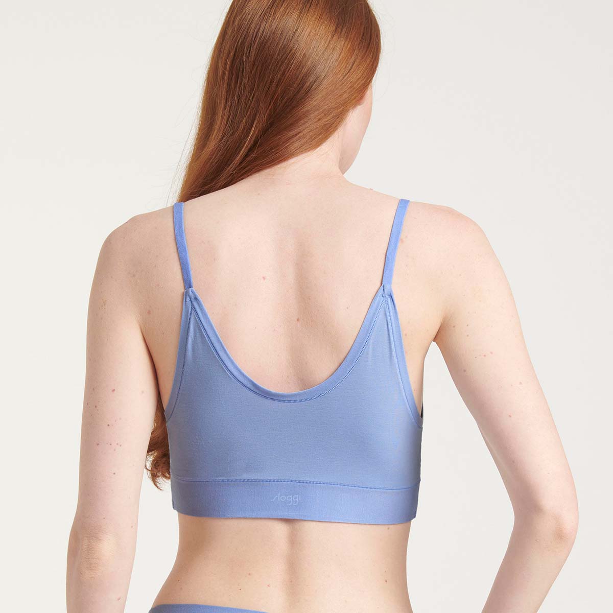 Sloggi Go Allround bralette top, blå - 10210986 - 00IB - Blue