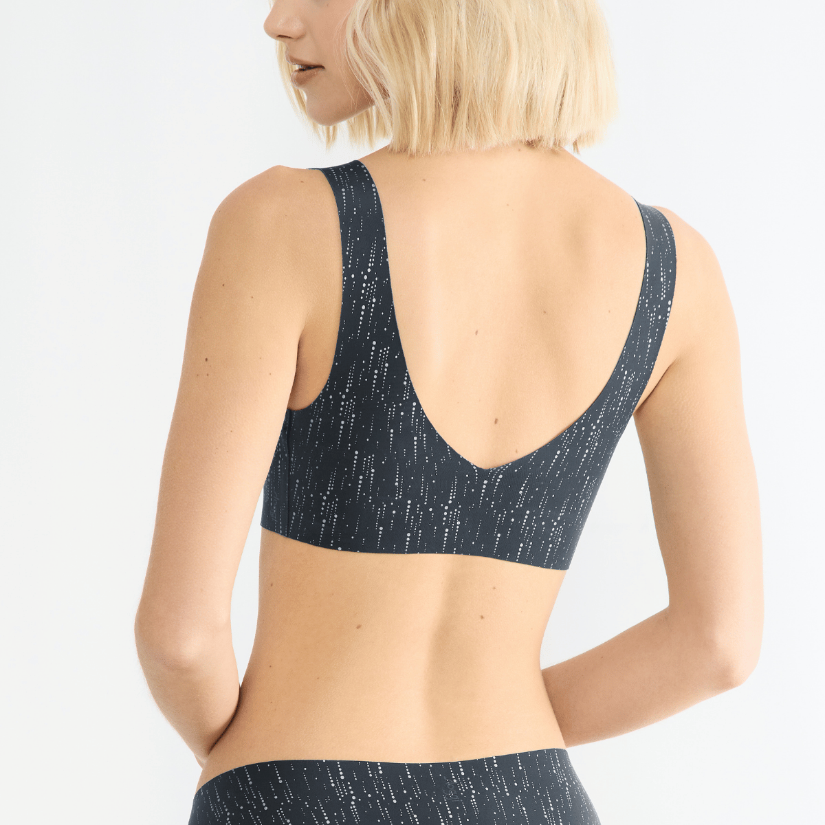 Sloggi Zero Feel 2.0 Festive bralette BH, sort - 10224689 - M014 - Black Combination