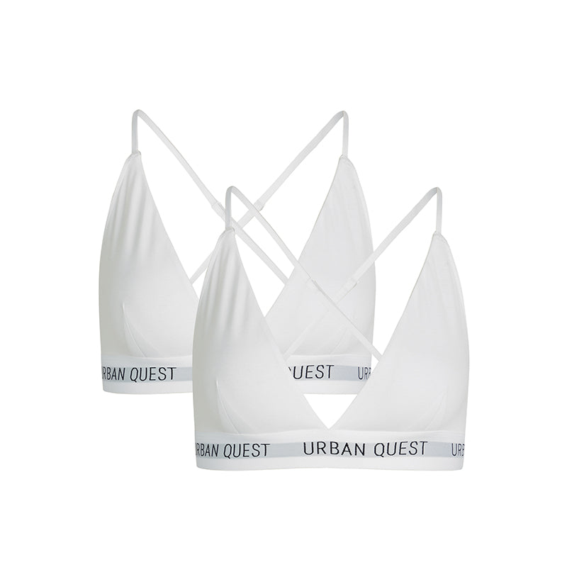 Urban Quest 2-Pack Bamboo Triangle - White - 1140-1000