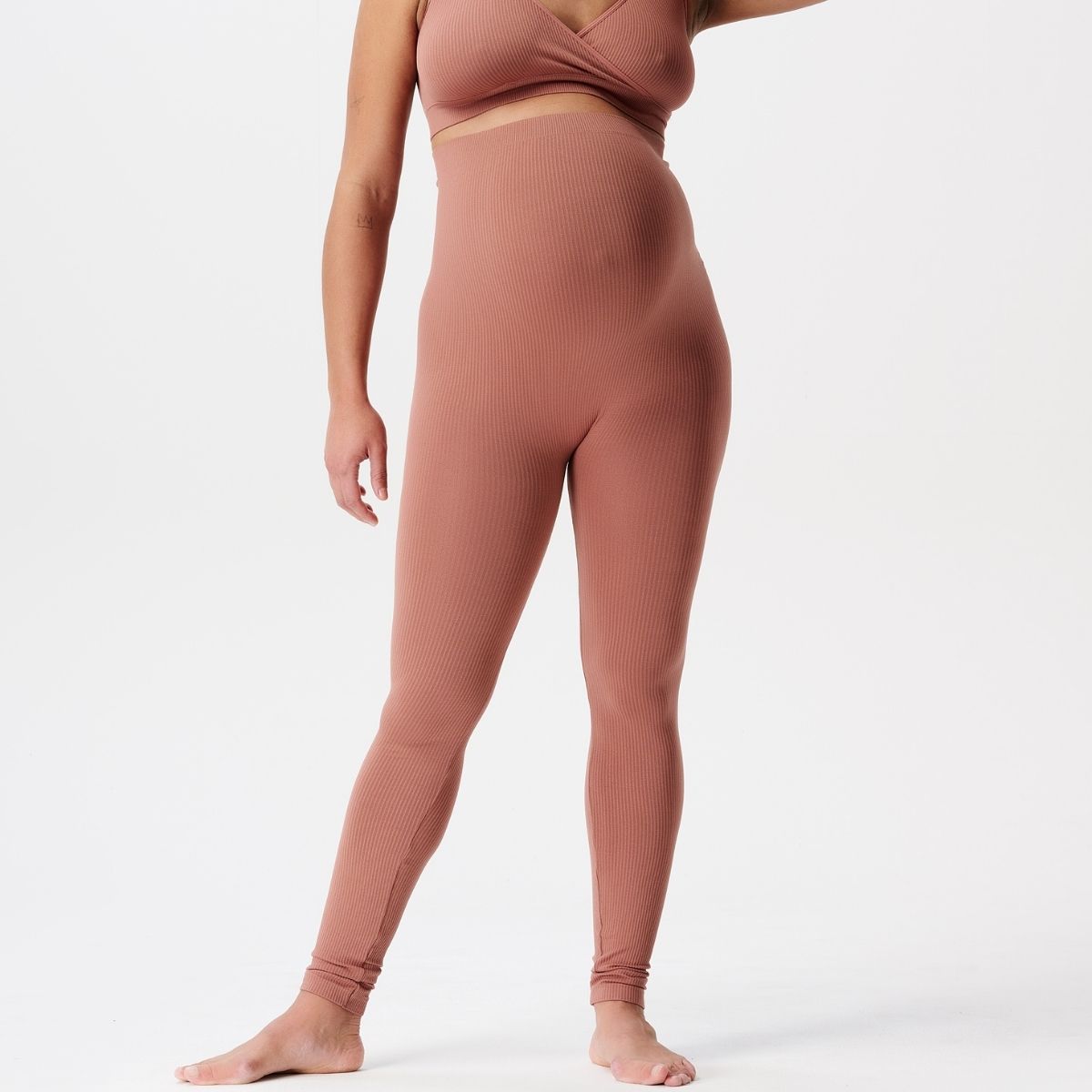 Noppies Reva graviditetsleggings, rosa - 30N4513 - N143 - Burlwood