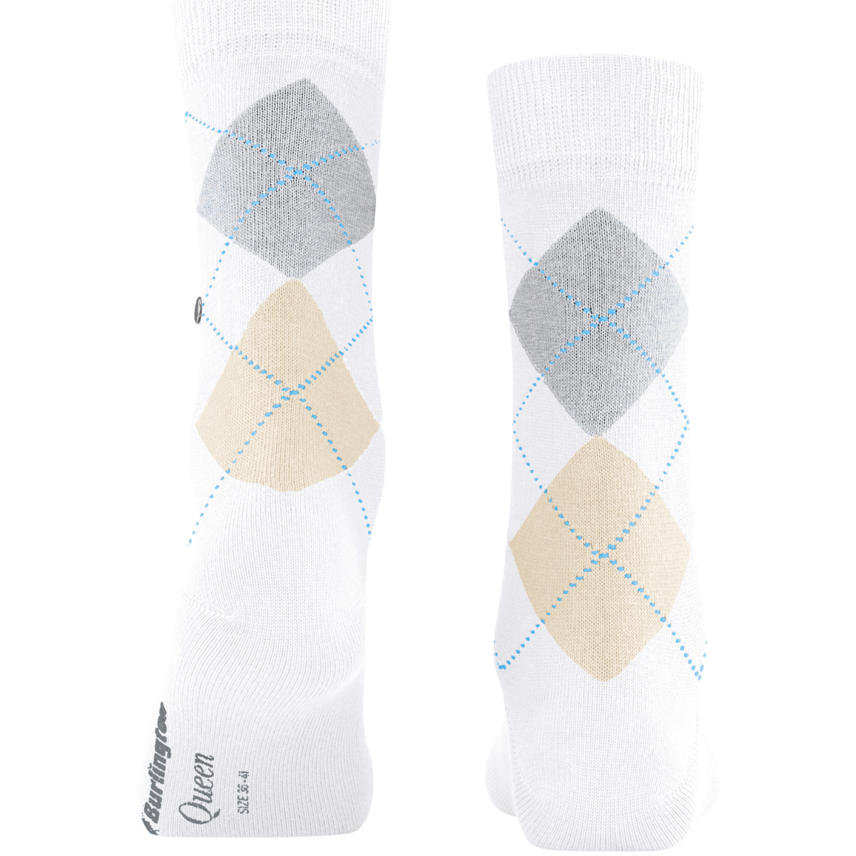 Burlington Queen ankelstrømper, hvid - 22044 - 2005 - White