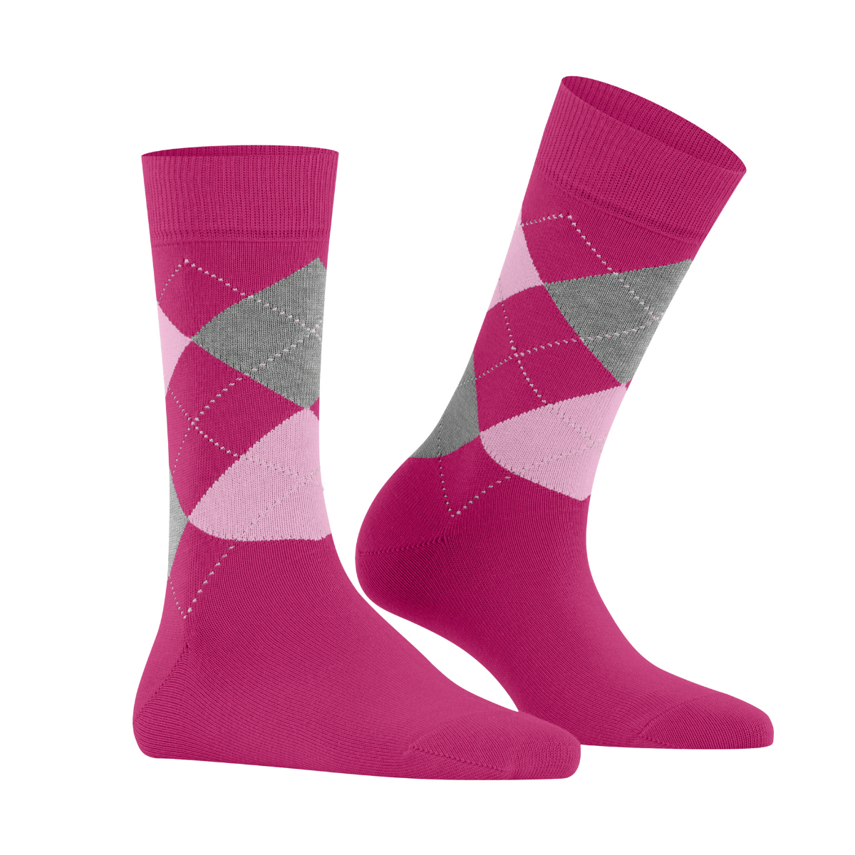 Burlington Queen ankelstrømper, pink - 22004 - 8764 - Aubergine