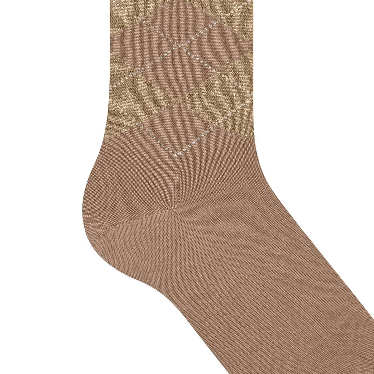 Burlington Marylebone Glitter ankelstrømper, brun - 22182 - 5038 - Camel