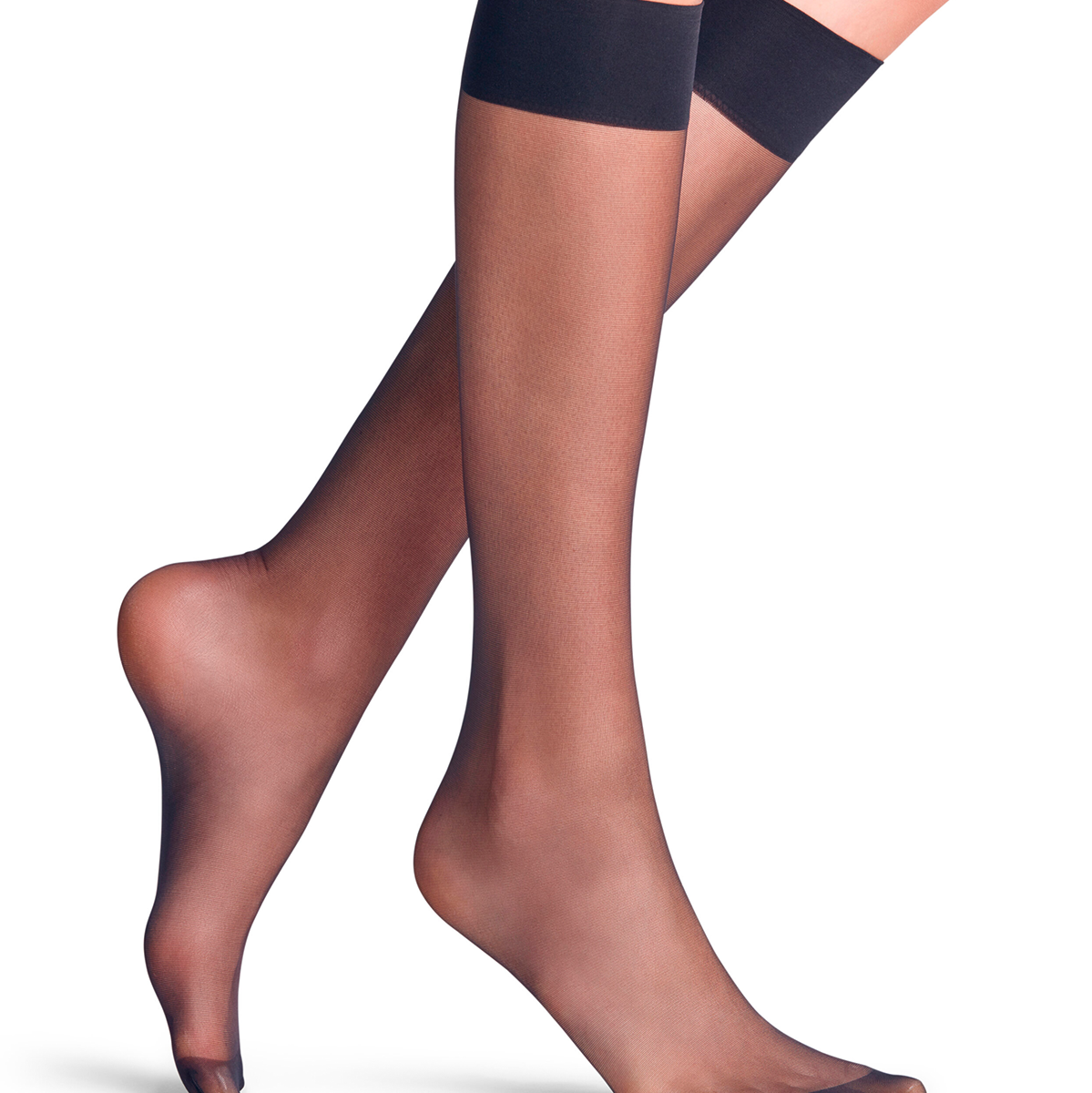 Falke Seidenglatt 15 Den Knee-High - MARINE - 41790-6179