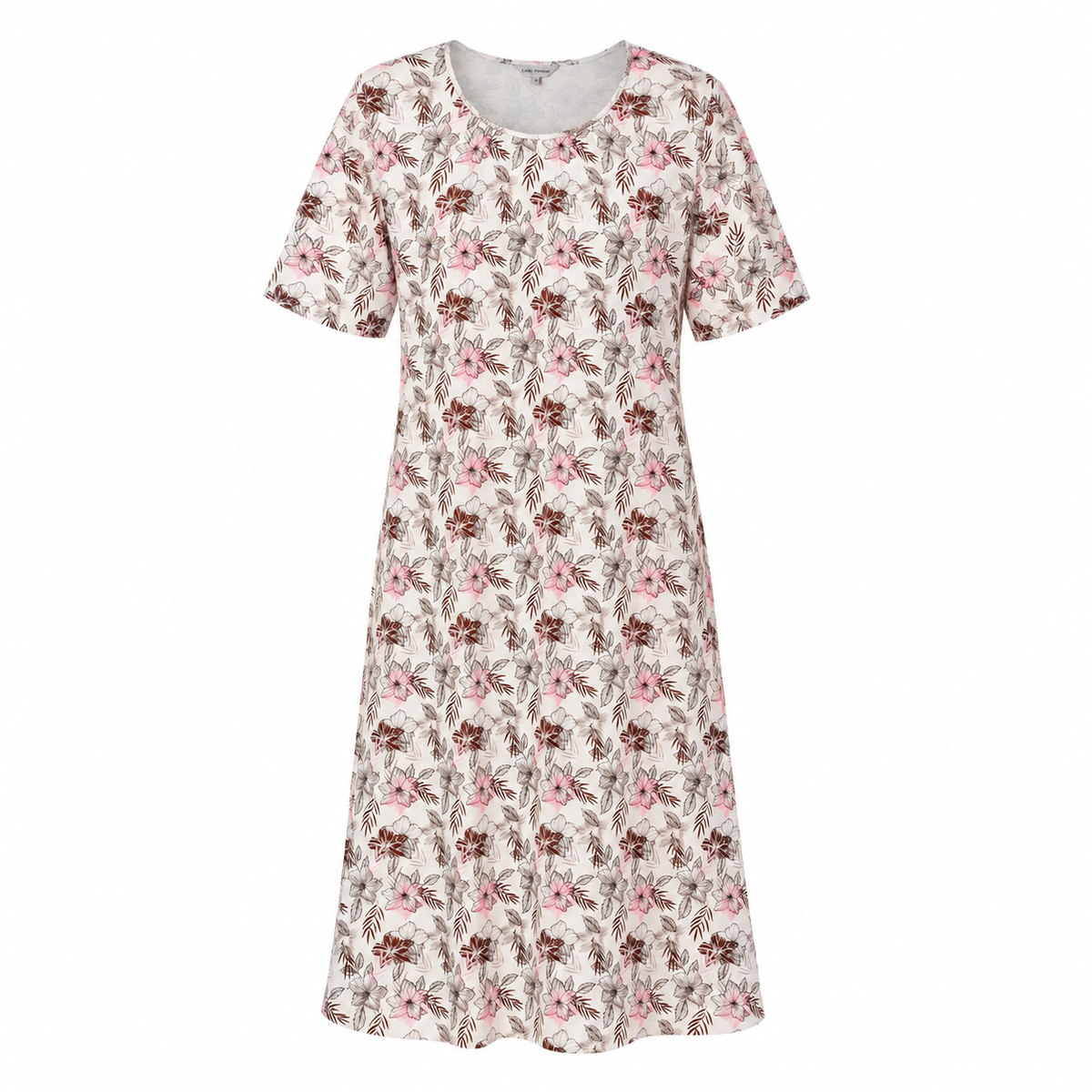 Lady Avenue Bamboo natkjole, creme - 66723 - 5300 - Pink