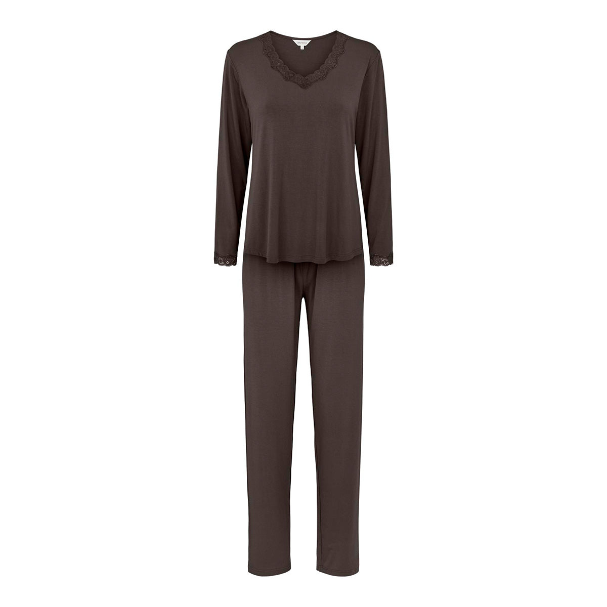 Lady Avenue Bamboo pyjamas, brun - 66734 - 2900 - Brown