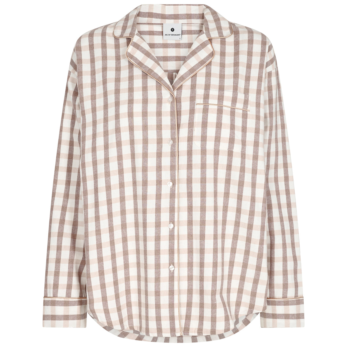 JBS of Denmark Flannel - Brown - 8-1123-74-8085