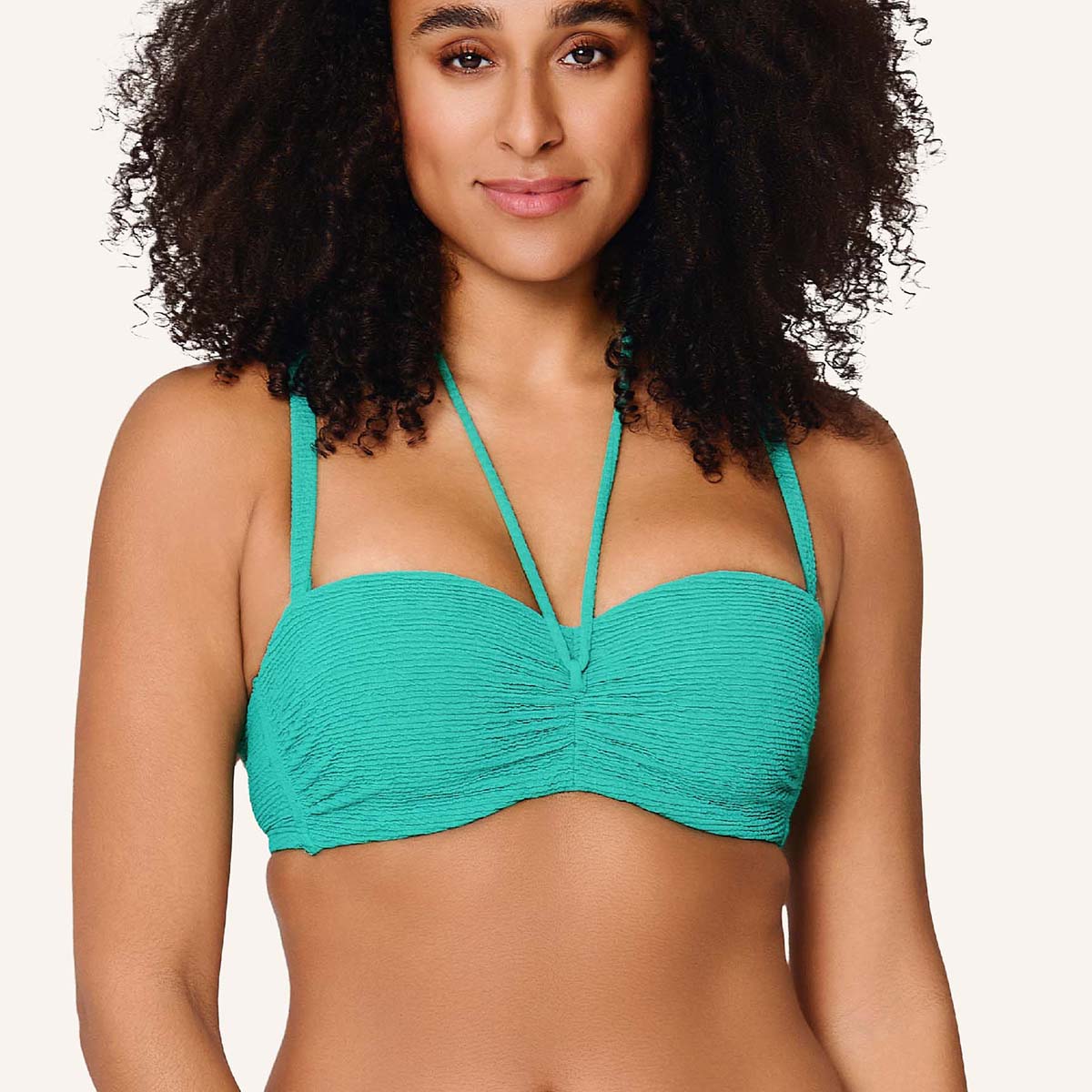 LingaDore Stand Out bikini top med bøjle, grøn - 8202BC - 342 - Deep Green