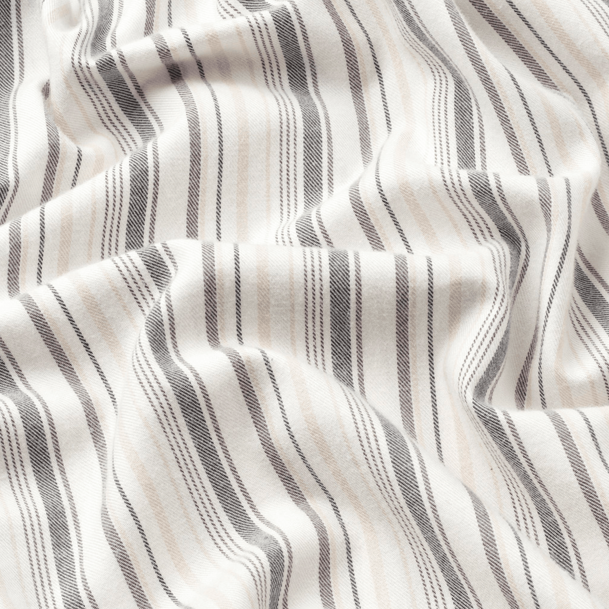 Lady Avenue Bamboo Flannel - Deer/Rose Stripes - 84-2085-1065