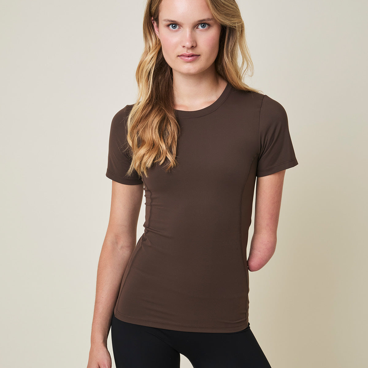 Copenhagen Cartel Ally trænings-t-shirt, brun - 166020 - Arabica - Arabica