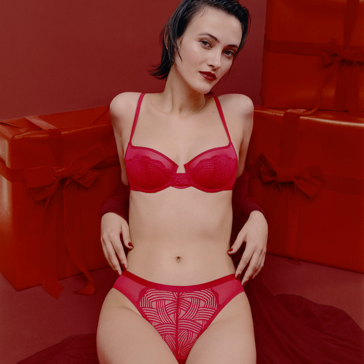 Triumph Delightful Spotlight W - Rouge - 10219854-00IX