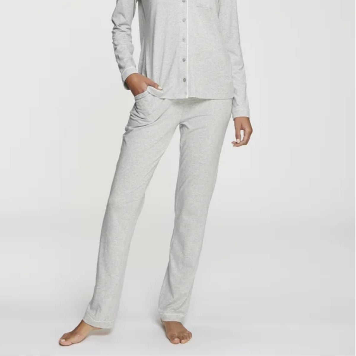 Lascana Sleep Selection natbukser, grå - BA-302-53 - grey - Grey