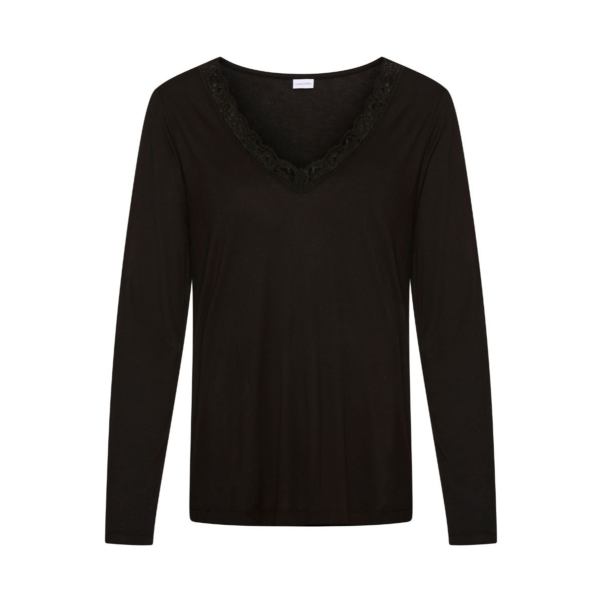 Lascana Sleep Essentials nattrøje, sort - BA-312-53 - black - Black