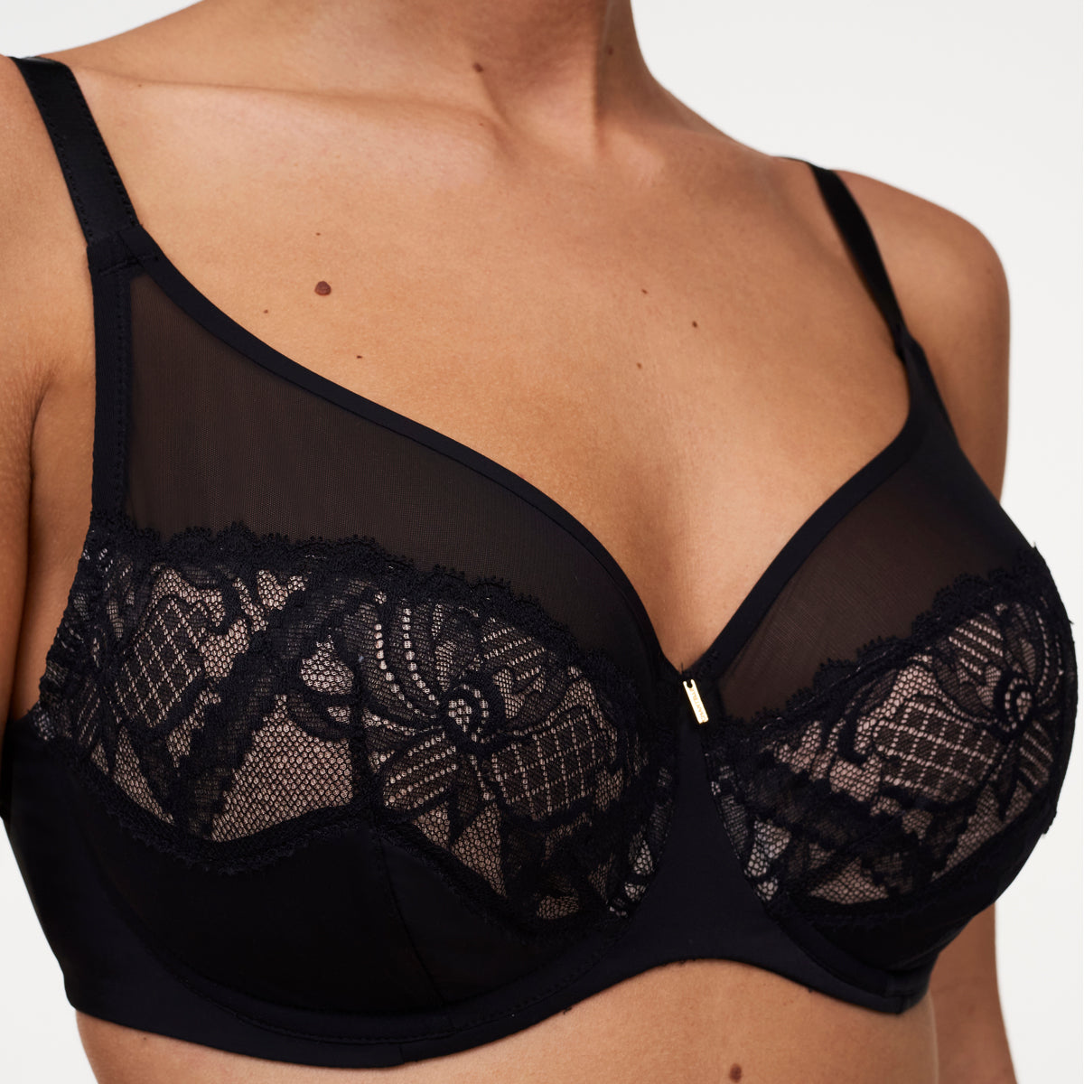 Chantelle Orangerie Dream BH med bøjle, sort - C17Q10 - 011 - Black