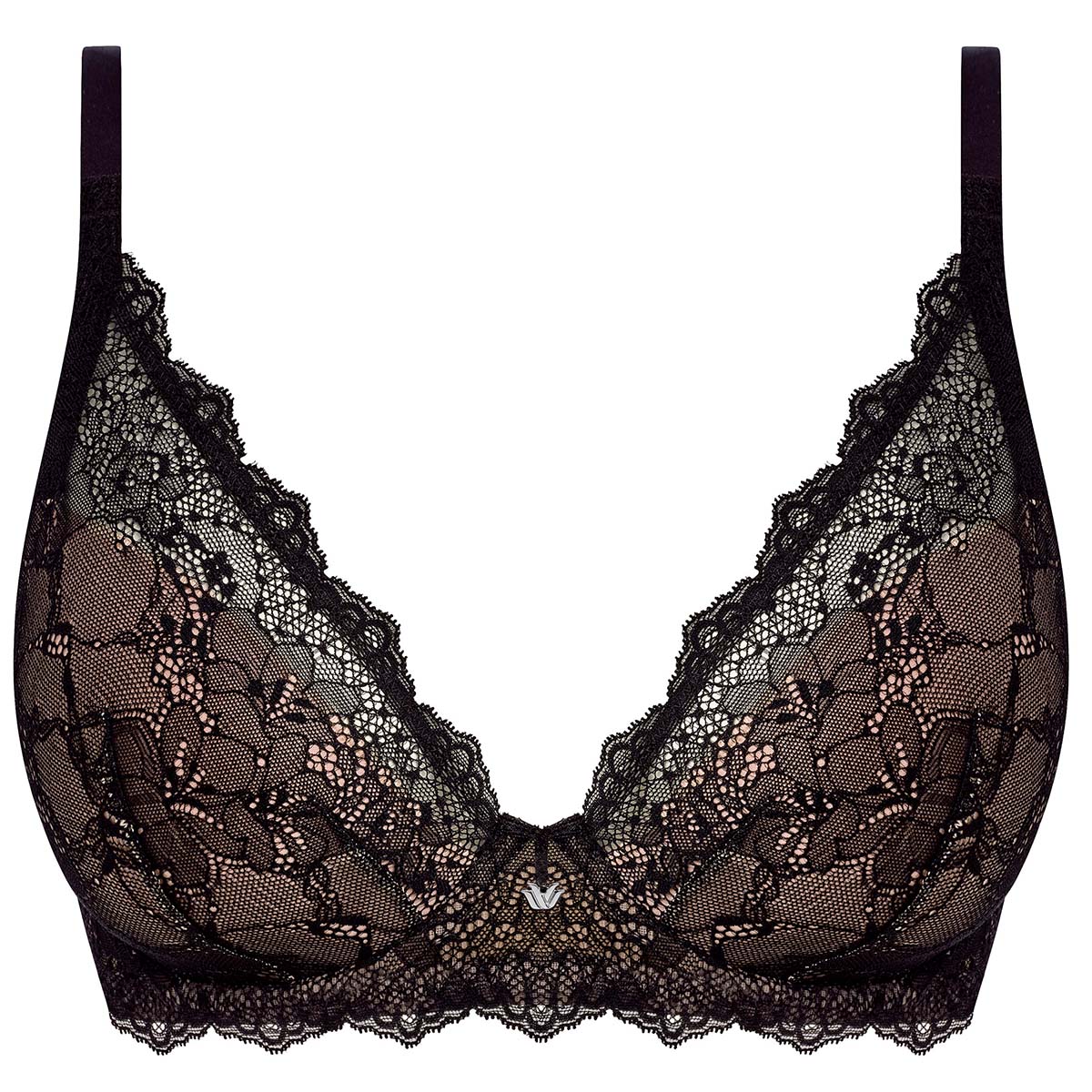 Wacoal Essence plunge BH, sort - WE602228 - BLK - Black