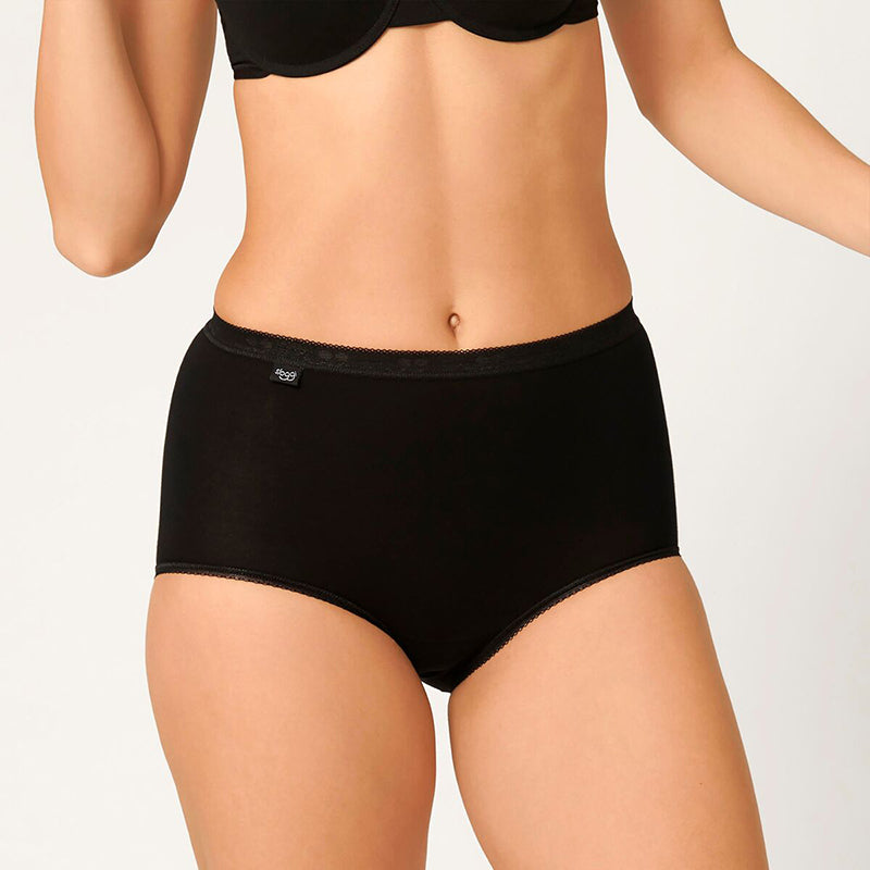 Sloggi Basic+Maxi 3-Pack - Black - 10007656-0004