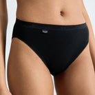 Sloggi Basic+ 3-pak tai trusse, sort - 10007660 - 0004 - Sort