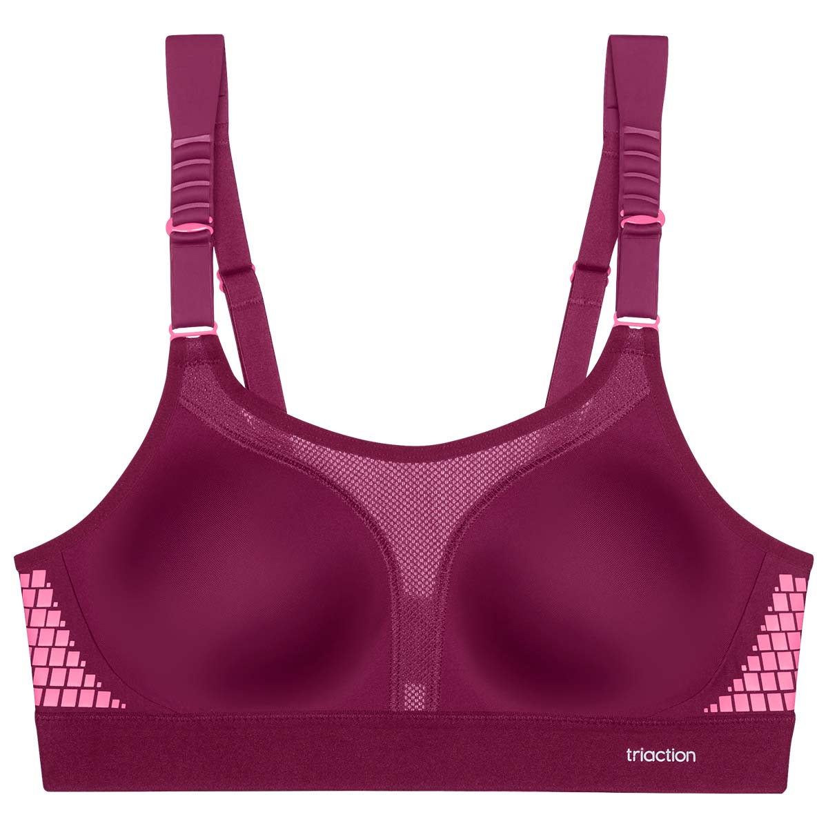 Triumph Triacrion Extreme Lite N sports BH, rød - 10163839 - 3328 - Dark Wine