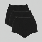 Sloggi 24/7 Cotton 3-pak maxi trusse, sort - 10167220 - 0004 - Black