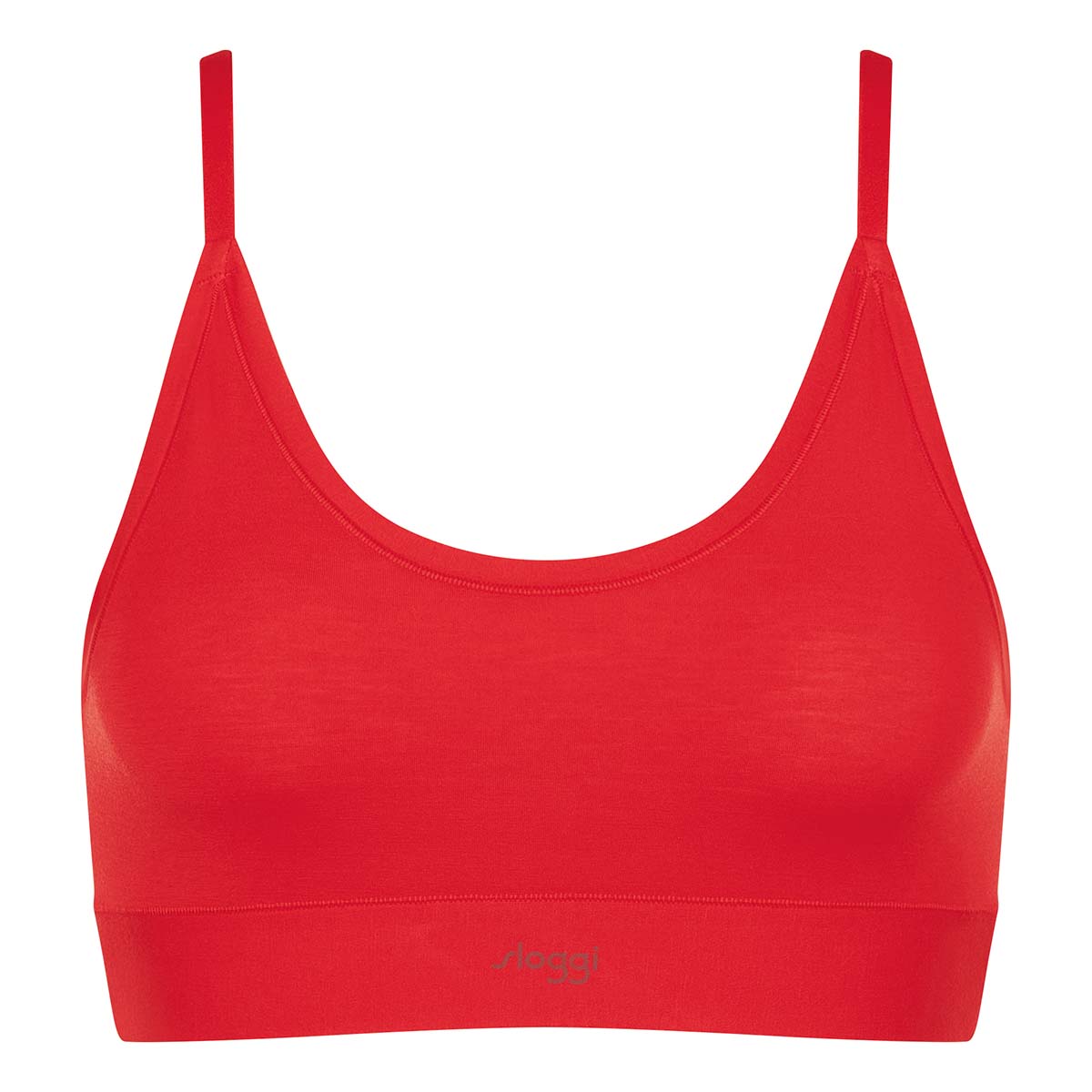 Sloggi Go Allround bralette top, rød - 10210986 - 0024 - Campari