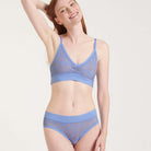 Sloggi Go Allround bralette top, blå - 10210986 - 00IB - Blue