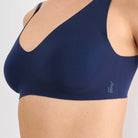 Sloggi Zero Feel 2.0 BH top, blå - 10217729 - 2114 - Navy Blue