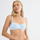 Triumph Body Make-Up Illusion balconette BH, lyseblå - 10217849 - 3654 - Light Blue