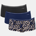 Sloggi Go Crush H 3-Pack hipster trusse, multi - 10219653 - M008 - Blue