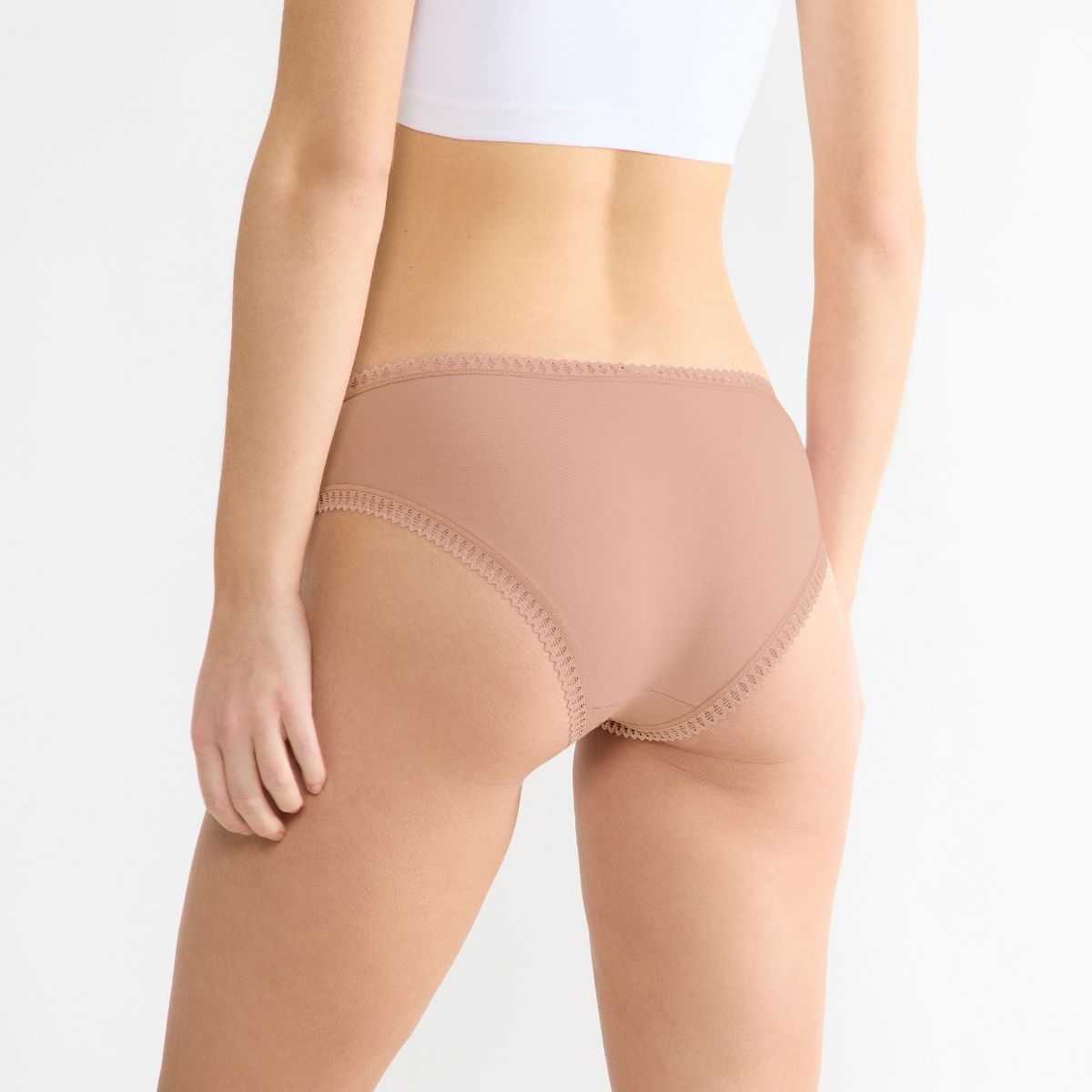 Sloggi Go Crush 3-pak hipster trusse, brun - 10219671 - 00ME - Cameo Brown