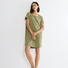 Triumph natkjole, grøn - 10221117 - 7855 - Olive Gold