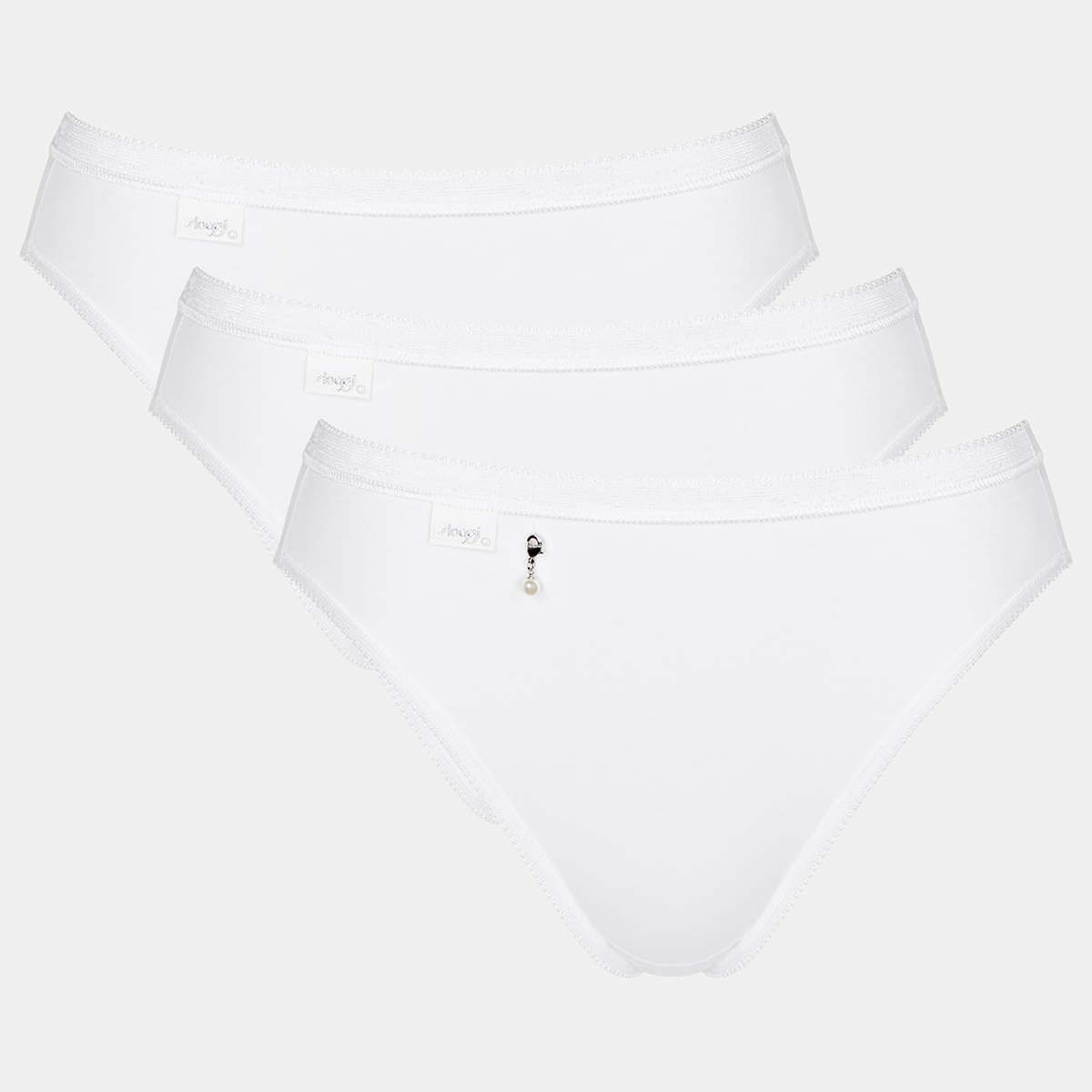 2 SLIP DONNA SLOGGI 100 TAI SGAMBATO A VITA ALTA IN COTONE 2 SLIP DONNA SLOGGI 100 TAI SGAMBATO A VITA ALTA IN COTONE