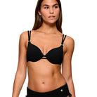 Triumph Summer Twist WP bikini top med bøjle, sort - 10222228 - 0004 - Black