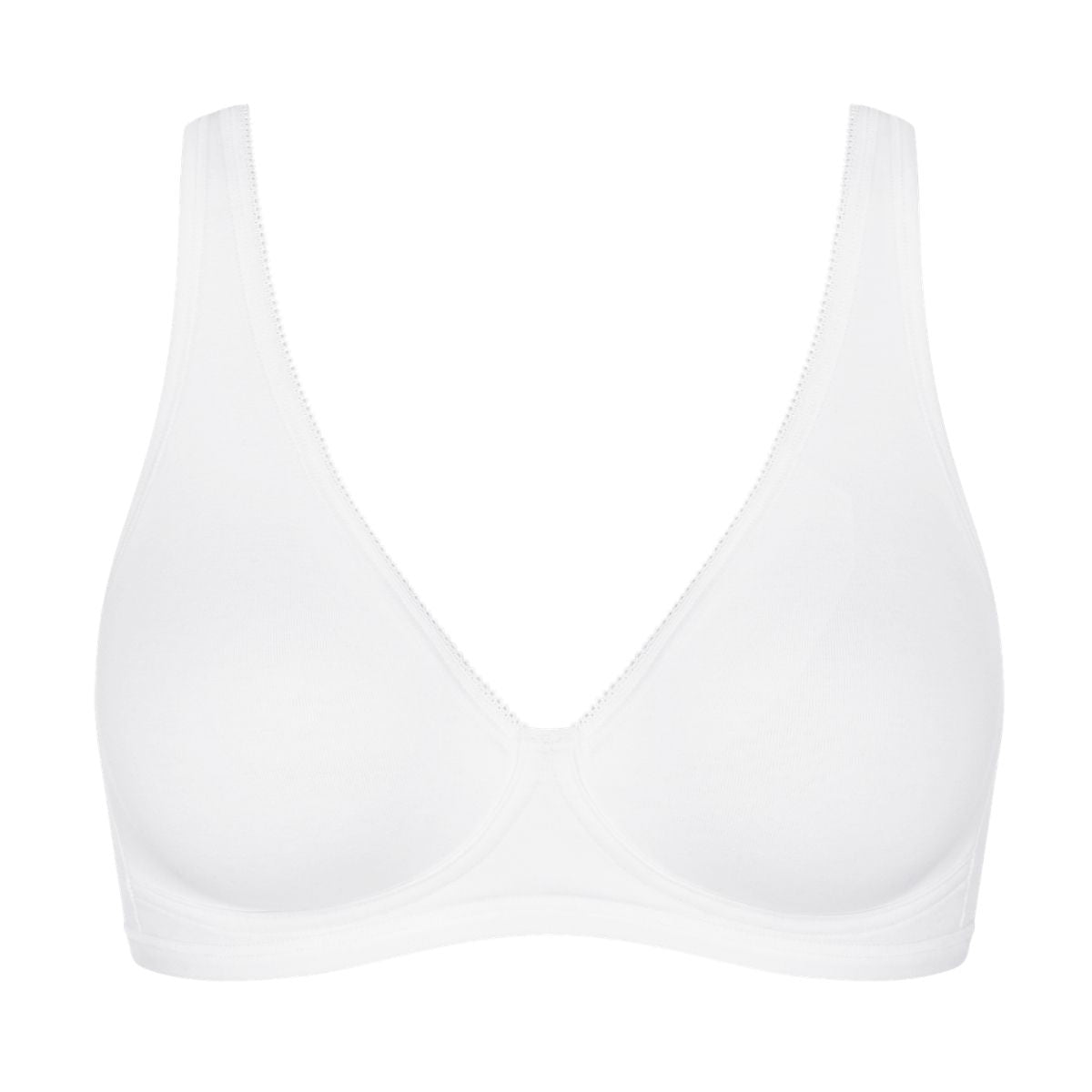 Sloggi Basic+ BH uden bøjle, hvid - 10222327 - 0003 - White