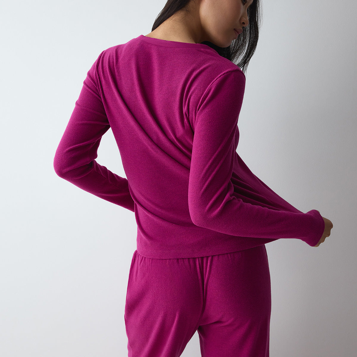 Triumph Mix And Match nattrøje, pink - 10225031 - M005 - Red Light Combination