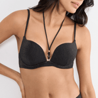 Triumph Summer Sunset WHU Sweet Heart bikini top med bøjle, sort - 10226544 - 0004 - Black