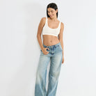Sloggi Go Sense BH top, hvid - 10226770 - 00GZ - Silk White