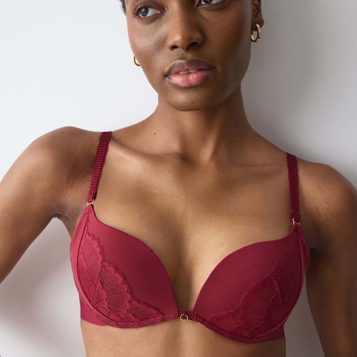 Triumph Love In Lace WHU BH med bøjle, rød - 10229134 - 6845 - Red Musk