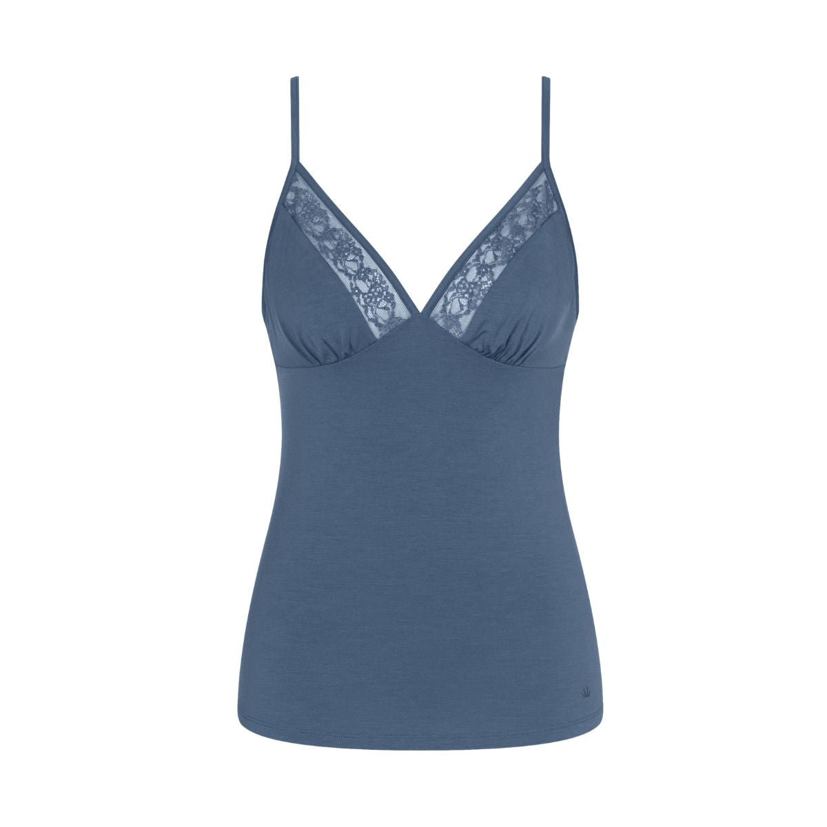 Triumph Comfort Allure top, blå - 10229178 - 7873 - Indigo Veil