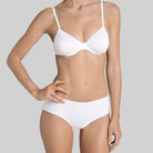 Sloggi Feel Sensational midi trusse, hvid - 10143005 - 0003 - White