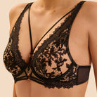 Simone Pérèle Fantasme BH med bøjle, sort - 3I3350 - 024 - Light Tattoo
