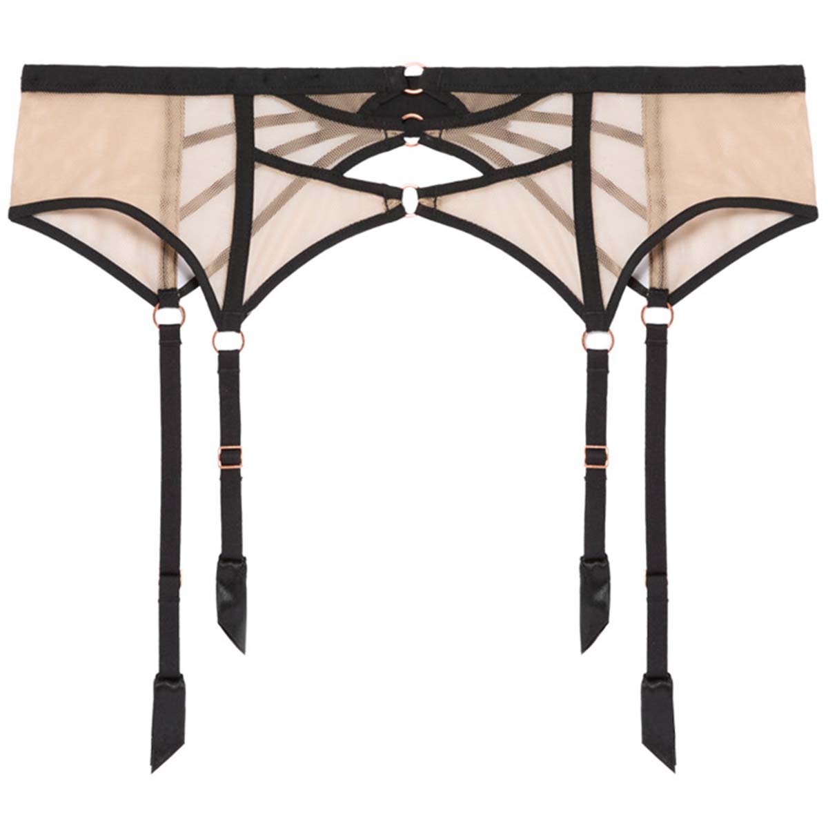 Simone Pérèle Fantasme hofteholder, sort - 1I3800 - 024 - Light Tattoo