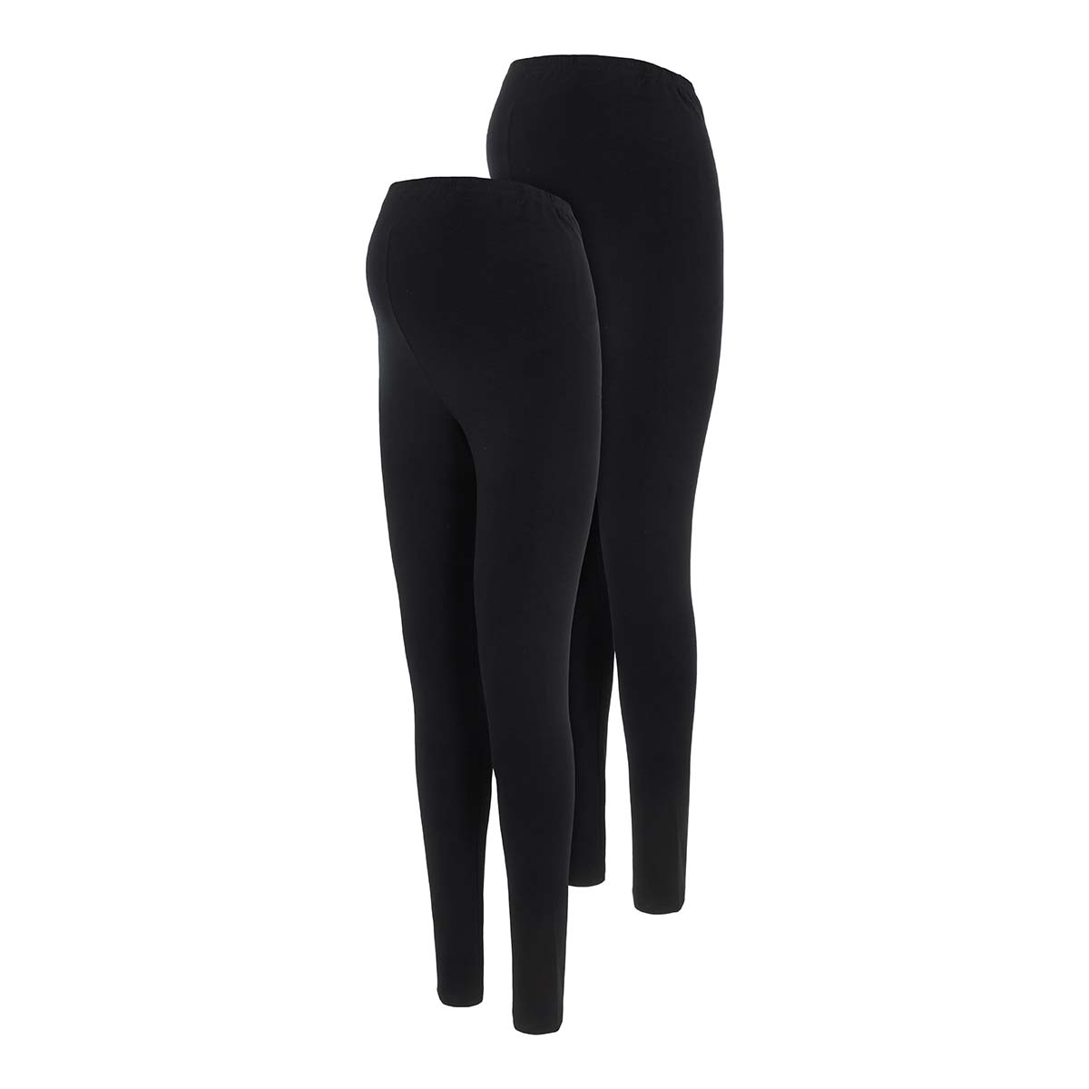 Mamalicious MLemma 2-pak graviditetsleggings, sort - 20016844 - Black/black - Black/black