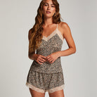 Hunkemöller Leopard Velour - Tapioca - 203187-TAPIOCA