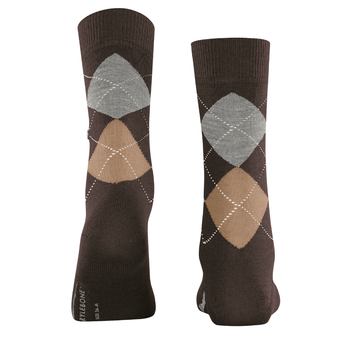 Burlington Marylebone ankelstrømper, brun - 22073 - 5235 - Dark Brown