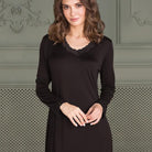 Lady Avenue Silk Jersey - Black - 23-50418-02