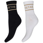 Hype The Detail Tennis 2-pak strømper, multi - 3-21491-80 - 9012 - Multicolour