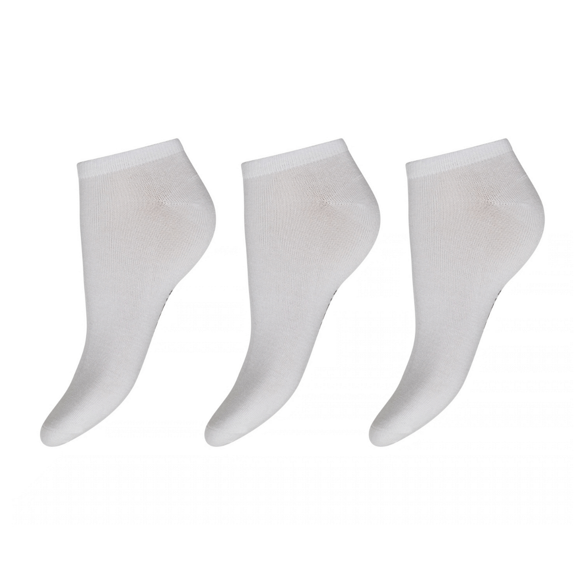 Hype The Detail 3-pak ankelstrømper, hvid - 3-21499-65 - 1200 - White